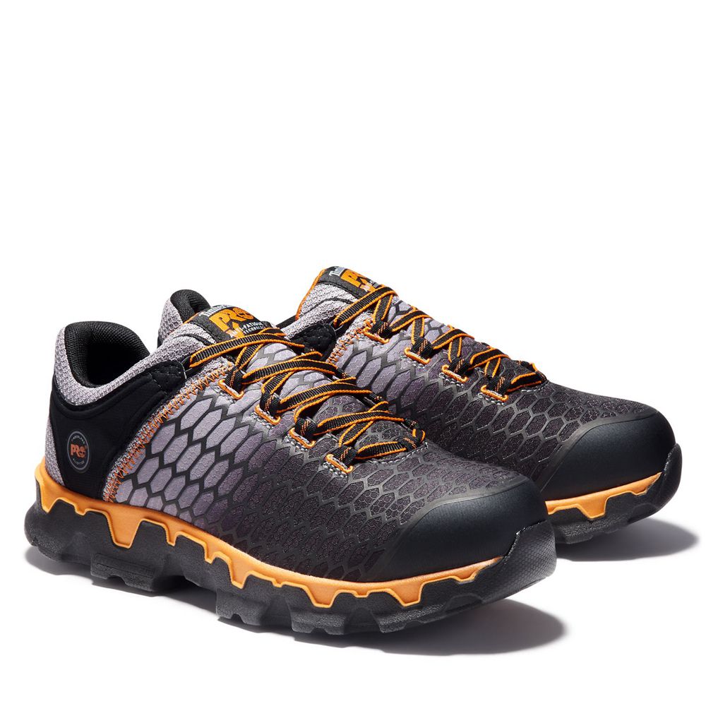 Pantofi De Lucru Timberland Barbati Gri/Negrii - Pro® Powertrain Sport Alloy Toe Sd - Romania - ZFXE